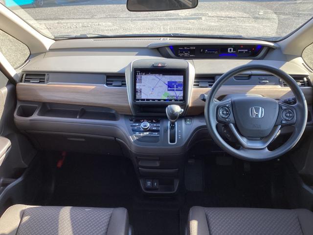 フリード Ｇ・ホンダセンシング　Ｆセグ　追突被害軽減ブレーキ　ｉストップ　Ｗエアバッグ　パワーウィンドウ　１オ－ナ－　アクティブクルーズコントロール　スマートキ　カラーバックモニター　禁煙　ＶＳＡ　エアコン（2枚目）