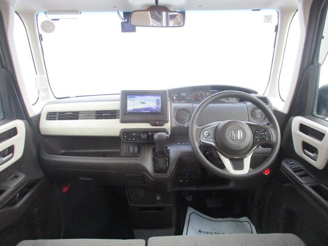 Ｎ－ＢＯＸ Ｌ　ナビ，ドラレコ前後．両側電動スライドドア．ＥＴＣ　衝突回避支援ブレーキ　Ｉ－ＳＴＯＰ　クリソナ　ドラレコ付　ＰＷ　パワステ　Ｓヒーター　１オ－ナ－　スマ－トキ－　Ｂカメ　ナビ＆ＴＶ　サイドエアバック（7枚目）