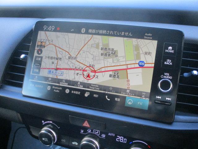 フィット ｅ：ＨＥＶクロスター　ＨｏｎｄａＳＥＮＳＩＮＧ・純正９インチナビ・純正ドライブレコーダー前後・ＥＴＣ２．０車載器・フルＬＥＤヘッドライト・純正アルミホイール・リアカメラ・ワンオーナー　ｂｌｕｅｔｏｏｔｈ　ルーフレール（7枚目）