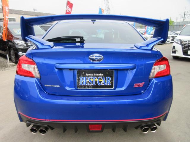 STI EJ20ファイナルエディション・最終型・555台限定抽選車・特別仕様車・ワンオーナー車・走行500km・レカロ半革・大型リアスポ・専用19ゴールドアルミ・8型ナビTV・フロント&左サイド・Bカメラ(11枚目)