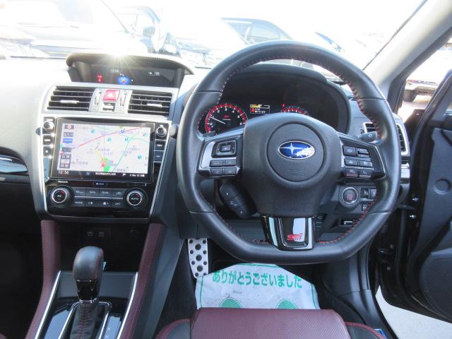 2.0STIスポーツアイサイト ・後期型・サンルーフ・純正8型ナビ・本革シート・スマートルームミラー・STiマフラー・ビルシュタイン・LEDデイライト・シートヒーター・フロント&左サイド&バックカメラ・アイサイトセーフティプラス(17枚目)