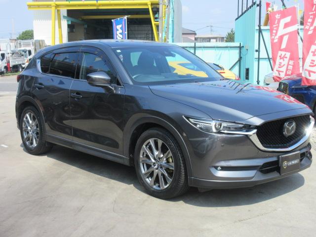 ＣＸ－５ ＸＤエクスクルーシブモード　・サンルーフ　純正１０．２５型ナビ　フルセグＴＶ　全周囲カメラ　ＢＯＳＥ　ＥＴＣ　ドラレコ　濃茶本革エアシート　シートヒーター　ステアリングヒーター　電動ゲート　オートエグゼマフラー＆レッドスプリング（10枚目）