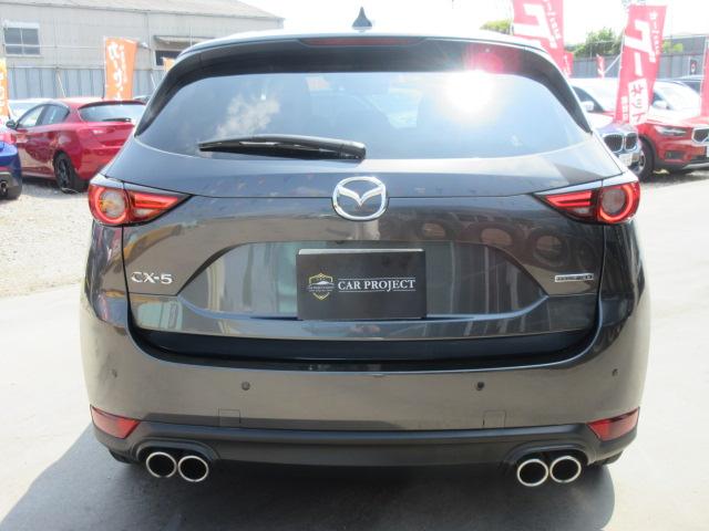ＣＸ－５ ＸＤエクスクルーシブモード　・サンルーフ　純正１０．２５型ナビ　フルセグＴＶ　全周囲カメラ　ＢＯＳＥ　ＥＴＣ　ドラレコ　濃茶本革エアシート　シートヒーター　ステアリングヒーター　電動ゲート　オートエグゼマフラー＆レッドスプリング（14枚目）