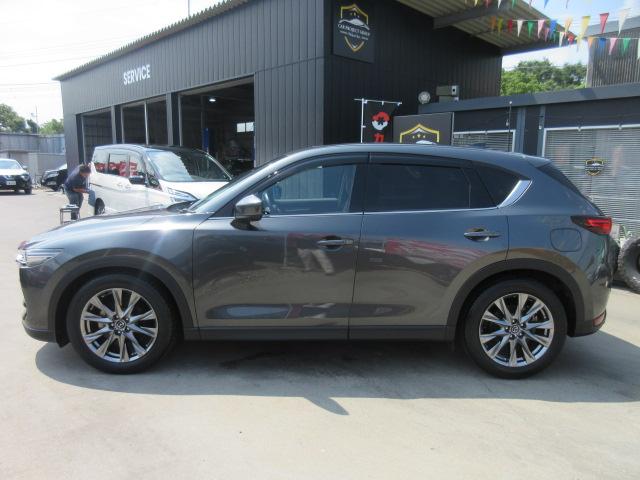 ＣＸ－５ ＸＤエクスクルーシブモード　・サンルーフ　純正１０．２５型ナビ　フルセグＴＶ　全周囲カメラ　ＢＯＳＥ　ＥＴＣ　ドラレコ　濃茶本革エアシート　シートヒーター　ステアリングヒーター　電動ゲート　オートエグゼマフラー＆レッドスプリング（37枚目）