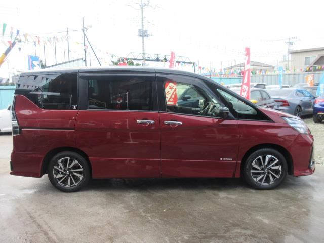 セレナ ハイウェイスターＶ　最終型　プロパイロット　純正１０型ナビ　純正フリップダウンモニター　アラウンドビューカメラ　ＥＴＣ　ドラレコ　両側自動ドア　ハンドル支援　駐車支援　ソナー　ＬＥＤライト　右ドアＬＥＤセーフティ（12枚目）