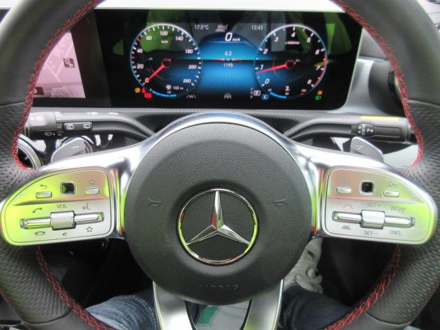 Aクラス A180スタイル AMGライン レザーエクスクルーシブPKG ・アドバンスドPKG AMGレザーエクスクルーシブPKG 純正ナビ フルセグ 全周囲カメラ 赤黒本革シートヒーター ワイヤレス充電 アシスト支援 純正AMG18アルミ HUD ソナー レーンキープ(54枚目)