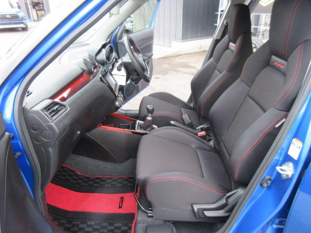 スイフトスポーツ ベースグレード　６速ＭＴ　・セーフティサポート　ワンオーナー　純正ナビ　フルセグＴＶ　全周囲カメラ　ＥＴＣ　前後ドラレコ　リアコーナーセンサー　シートヒーター　レーンキープ　クルコン　レークル　キセノン　純正１７アルミ（39枚目）