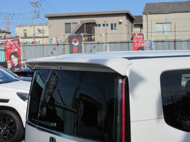 ステップワゴン e:HEVスパーダ プレミアムライン ・純正ギャザーズ9型ナビ 純正10型フリップダウンモニター フルセグTV 黒半革 シートヒーター CMBS 両側自動ドア 電動テールゲート 踏み間違い衝突軽減 BSM 無限フロアマット&サイドバイザー(36枚目)