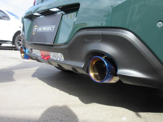 ＧＲ８６ ＲＺ　６速ＭＴ　・リッジグリーン　ワンオーナー　純正９型ナビ　フルセグ　Ｂカメラ　ＥＴＣ　ドラレコ　半革シートヒーター　アイサイト　アドバンレーシング１８アルミ　ブレンボキャリパー　トムスステンレスマフラー　リアスポ（44枚目）