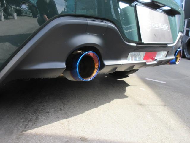 ＧＲ８６ ＲＺ　６速ＭＴ　・リッジグリーン　ワンオーナー　純正９型ナビ　フルセグ　Ｂカメラ　ＥＴＣ　ドラレコ　半革シートヒーター　アイサイト　アドバンレーシング１８アルミ　ブレンボキャリパー　トムスステンレスマフラー　リアスポ（46枚目）