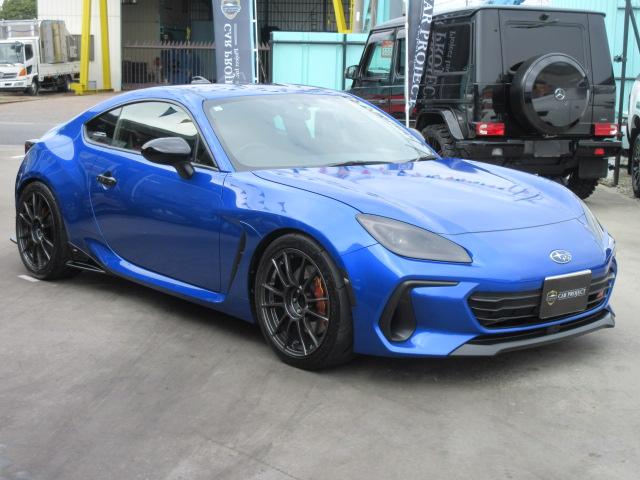 BRZ STIスポーツ 6速MT ・SSRII18アルミ ブレンボキャリパー STiエアロ 半革 シートヒーター ヘッドライトスモークフィルム STIハンドルプロテクトガード 純正9型ナビ フルセグTV Bカメラ ETC アイサイト(10枚目)