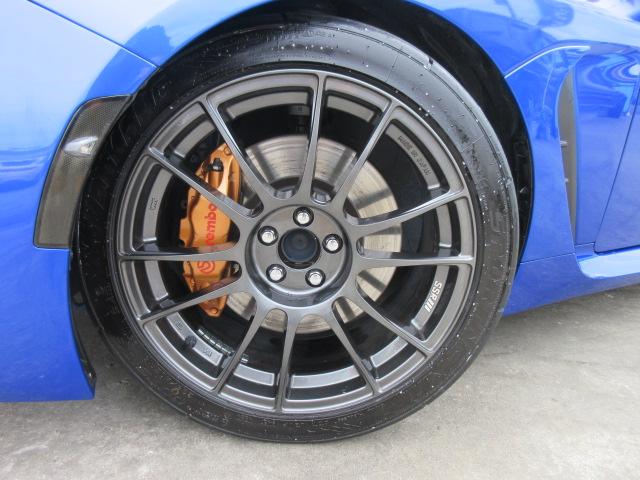 BRZ STIスポーツ 6速MT ・SSRII18アルミ ブレンボキャリパー STiエアロ 半革 シートヒーター ヘッドライトスモークフィルム STIハンドルプロテクトガード 純正9型ナビ フルセグTV Bカメラ ETC アイサイト(15枚目)
