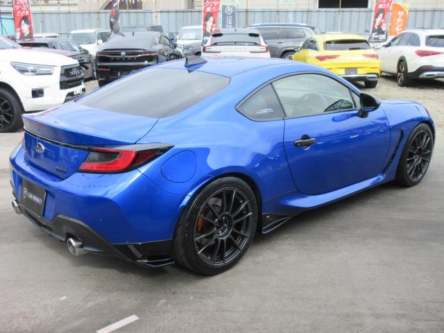BRZ STIスポーツ 6速MT ・SSRII18アルミ ブレンボキャリパー STiエアロ 半革 シートヒーター ヘッドライトスモークフィルム STIハンドルプロテクトガード 純正9型ナビ フルセグTV Bカメラ ETC アイサイト(38枚目)