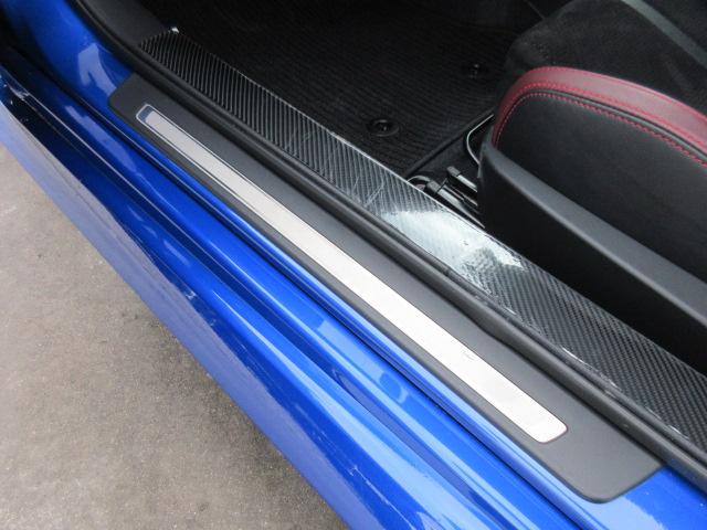 BRZ STIスポーツ 6速MT ・SSRII18アルミ ブレンボキャリパー STiエアロ 半革 シートヒーター ヘッドライトスモークフィルム STIハンドルプロテクトガード 純正9型ナビ フルセグTV Bカメラ ETC アイサイト(59枚目)
