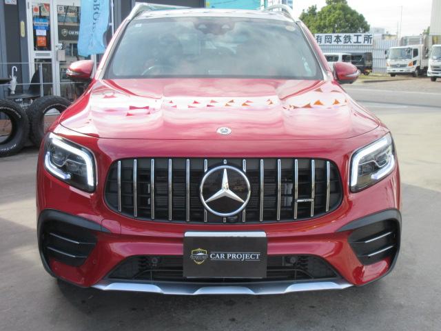 ＧＬＢ ＧＬＢ３５　４マチック　７人乗　・ＡＭＧレザーエクスクルーシブ　パノラミクススライディングルーフ　純正ワイドナビＴＶ　全周囲カメラ　赤黒本革シート　シートヒーター　電動ゲート　アクティブブレーキアシスト　ＢＳＭ　純正ＡＭＧ１９アルミ（15枚目）