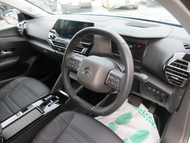 E-C4 シャイン ・電気自動車 サンルーフ 黒本革シート シートヒーター マッサージ機能 ステアリングヒーター BSM レークル アクティブセーフティブレーキ 疲労検知 アンビエンテライト 前後ソナー 純正18アルミ(18枚目)