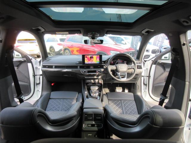 S4アバント ベースグレード 4WD ・サンルーフ 純正ナビTV 全周囲カメラ ETC2.0 本革シートヒーター ステアリングヒーター ドライビングアシスト ワイヤレス充電 マッサージ機能 電動ゲート 純正19AW マトリクスLEDライト(5枚目)