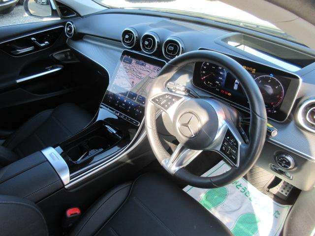 Cクラスオールテレイン C220d 4マチック オールテレイン ISG搭載 ・レザーエクスクルーシブPKG サンルーフ ブルメスターサウンド 純正11.9型ナビ フルセグTV 全周囲カメラ ワイヤレス充電 黒本革 シートヒーター 電動ゲート 純正18アルミ ワンオーナー(18枚目)