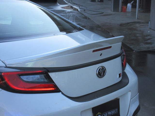 GR86 RZ 6速MT ・ワンオーナー 純正9型ナビ フルセグTV Bカメラ ETC ドラレコ ハーフレザーシート シートヒーター GRフルエアロ&トランクスポイラー&サスペンション&スポーツマフラー 純正18アルミ(50枚目)