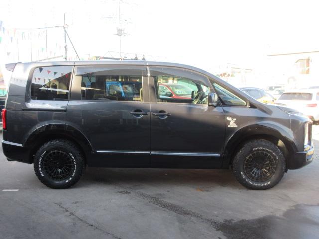 デリカD:5 ジャスパーDT 4WD 4WD アルパイン11型ナビ ハーフレザーシート 両側自動ドア 電動テールゲート シートヒーター ステアリングヒーター 100V電源 社外16インチアルミ BFグッドリッチタイヤ クルコン デカール(13枚目)