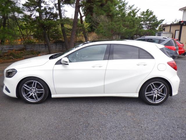 A180 スポーツ AMGレザーエクスクルーシブ レーダーセーフティ パノラマルーフ 純正ナビ フルTV Bカメラ 前後ソナー レーンアシスト 衝突軽減 ブラインドスポット レザーシート シートヒーター LED スマートキー ETC ハーマンカードン(9枚目)