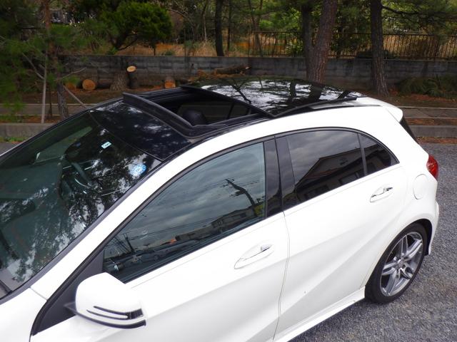 A180 スポーツ AMGレザーエクスクルーシブ レーダーセーフティ パノラマルーフ 純正ナビ フルTV Bカメラ 前後ソナー レーンアシスト 衝突軽減 ブラインドスポット レザーシート シートヒーター LED スマートキー ETC ハーマンカードン(10枚目)