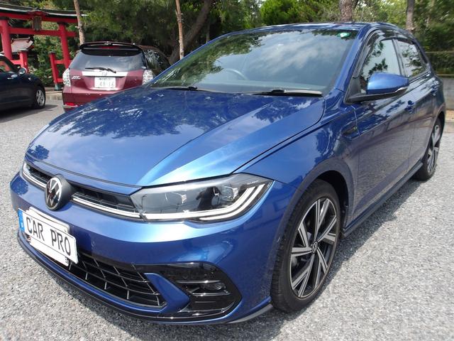 ポロ ＴＳＩ　Ｒライン　後期モデル　１オーナー　衝突軽減　ＡＣＣ　スマートキー　ＬＥＤ　ナビ　Ｂカメラ　Ｐキングアシスト　３６０度ソナー　Ｒラインコンビシート　デジタルメーター　ＥＴＣ　ディスプレイオーディオ　ｃａｒＰＬＡＹ　ＵＳＢ　ブルートゥース（2枚目）