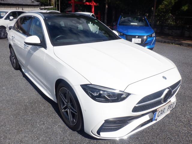 Cクラスステーションワゴン C180ステーションワゴンアバンギャルドAMGライン レーダーセーフティ サンルーフ HUD ナビ TV 360度カメラ パーキングアシスト 電動シート ヒーター 電動Rゲート ACC 衝突軽減 LED ETC USB Bluetooth ワイヤレス充電(4枚目)