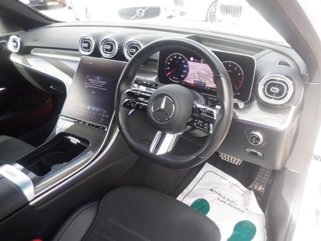 Cクラスステーションワゴン C180ステーションワゴンアバンギャルドAMGライン レーダーセーフティ サンルーフ HUD ナビ TV 360度カメラ パーキングアシスト 電動シート ヒーター 電動Rゲート ACC 衝突軽減 LED ETC USB Bluetooth ワイヤレス充電(14枚目)