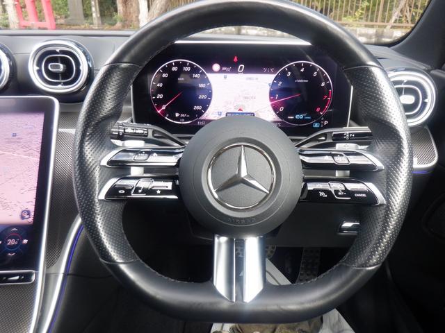 Cクラスステーションワゴン C180ステーションワゴンアバンギャルドAMGライン レーダーセーフティ サンルーフ HUD ナビ TV 360度カメラ パーキングアシスト 電動シート ヒーター 電動Rゲート ACC 衝突軽減 LED ETC USB Bluetooth ワイヤレス充電(44枚目)