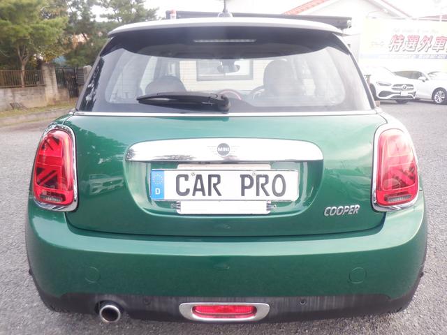 MINI クーパー 60イヤーズエディション 3ドア インテリジェントセーフティ 茶革 シートヒーター 純正ナビ バックカメラソナー 衝突軽減 クルコン パーキングアシスト スマートキー LEDライト ETC 音楽インポート USB Bluetooth(7枚目)