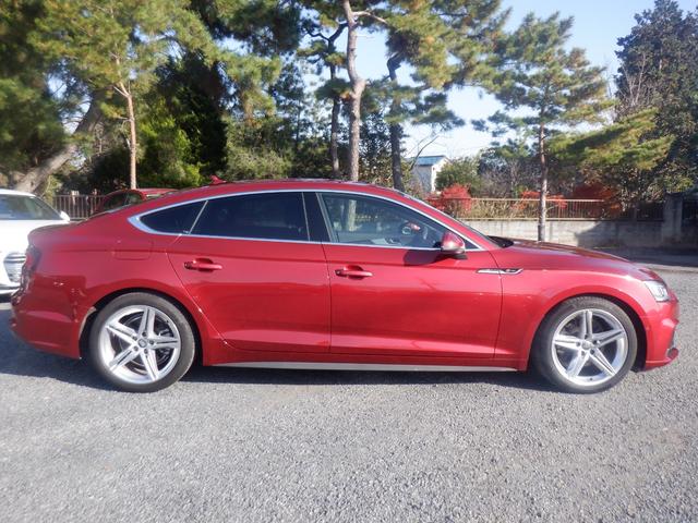 Ａ５スポーツバック ４０ＴＦＳＩスポーツ　Ｓライン　アウディプレセンス　バーチャルコックピット　ＬＥＤ　ＡＣＣ　衝突軽減　電動シート・ヒーター　ナビ　ＴＶ　３６０度カメラ　ソナー　パーキングアシスト　電動Ｒゲート　ＣＤ録音　ＤＶＤ　ＵＳＢ　Ｂｌｕｅｔｏｏｔｈ　パドルシフト（5枚目）