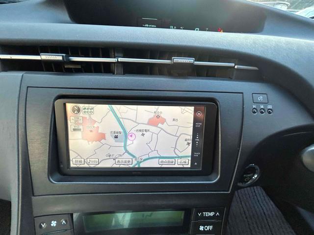 プリウス S ドライブレコーダー ETC ナビ クリアランスソナー アルミホイール スマートキー 電動格納ミラー CVT 盗難防止システム 衝突安全ボディ ABS ESC エアコン パワーステアリング(3枚目)