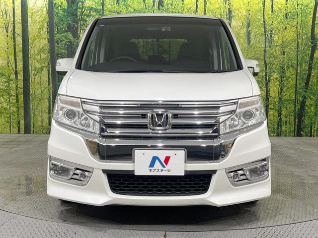 ステップワゴンスパーダ Z 後席モニター 両側電動スライドドア 純正9型ナビ バックカメラ 禁煙車 クルコン 前後ドラレコ スマートキー HIDヘッド ビルトインETC オートライト オートエアコン 純正16インチAW(15枚目)