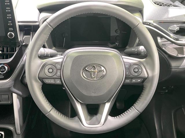 カローラクロス ハイブリッド Z モデリスタフルエアロ 純正9型ナビ付DA バックカメラ セーフティセンス レーダークルーズ 禁煙車 電動リアゲート ハーフレザーシート パワーシート シートヒーター 前後ドラレコ コーナーセンサー(11枚目)
