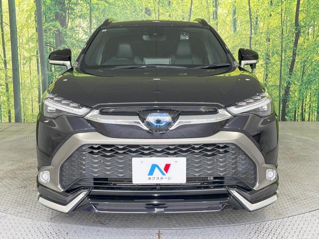 カローラクロス ハイブリッド Z モデリスタフルエアロ 純正9型ナビ付DA バックカメラ セーフティセンス レーダークルーズ 禁煙車 電動リアゲート ハーフレザーシート パワーシート シートヒーター 前後ドラレコ コーナーセンサー(14枚目)