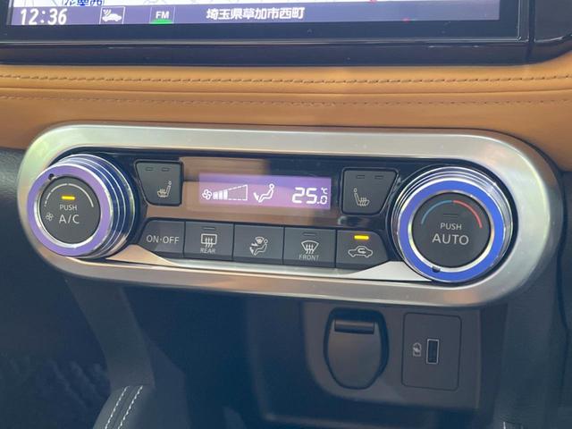 キックス Ｘ　ツートーンインテリアエディション　純正フルエアロ　純正９型ＳＤナビ　全周囲カメラ　エマージェンシーブレーキ　プロパイロット　デジタルインナーミラー　禁煙車　コーナーセンサー　シートヒーター　ＬＥＤヘッド／フォグ　２トーン合皮シート（33枚目）