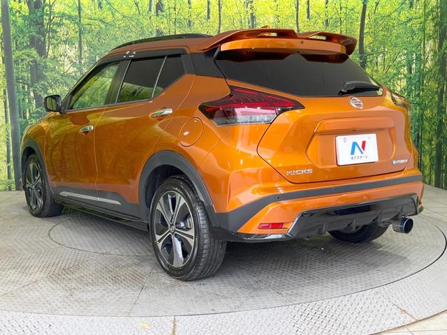 キックス Ｘ　ツートーンインテリアエディション　純正フルエアロ　純正９型ＳＤナビ　全周囲カメラ　エマージェンシーブレーキ　プロパイロット　デジタルインナーミラー　禁煙車　コーナーセンサー　シートヒーター　ＬＥＤヘッド／フォグ　２トーン合皮シート（50枚目）