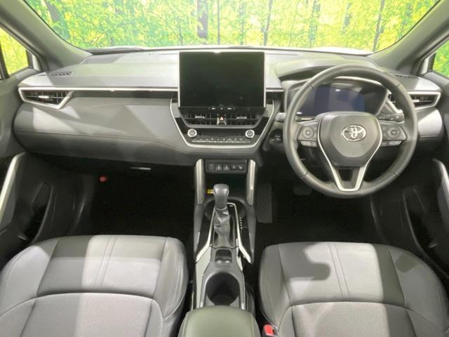 カローラクロス ハイブリッド Z ガラスルーフ トヨタチームメイト 禁煙車 純正10.5型ナビ付DA 全周囲カメラ セーフティセンス ブラインドスポット レーダークルーズ 100V電源 ワイヤレス充電 ハーフレザーシート ETC2.0(2枚目)