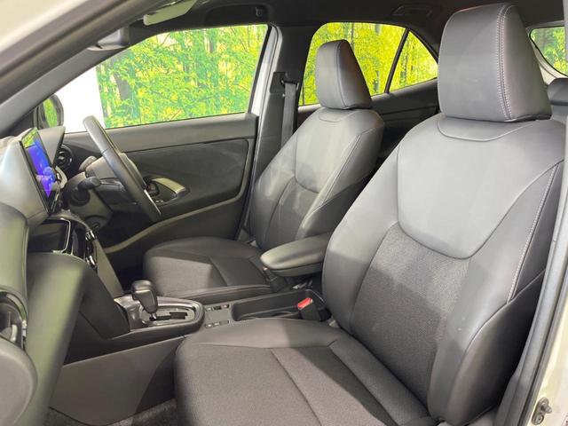 ヤリスクロス Ｚ　メーカー８型ナビ付ＤＡ　全周囲カメラ　セーフティセンス　禁煙車　ＢＳＭ　ハーフレザーシート　パワーシート　シートヒーター　ドラレコ　コーナーセンサー　スマートキー　ＬＥＤヘッド　純正１８インチＡＷ（26枚目）