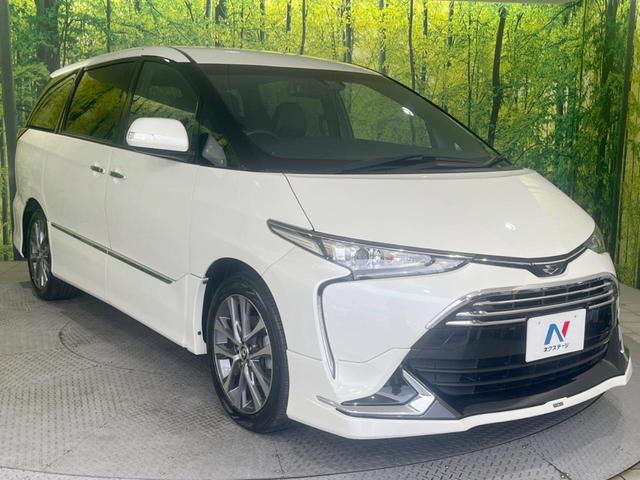 エスティマ アエラス　プレミアム　モデリスタエアロ　９型フローティングナビ　バックカメラ　セーフティセンス　両側電動スライドドア　禁煙車　ハーフレザーシート　パワーシート　デジタルインナーミラー　ＬＥＤヘッド　純正１８インチＡＷ（17枚目）