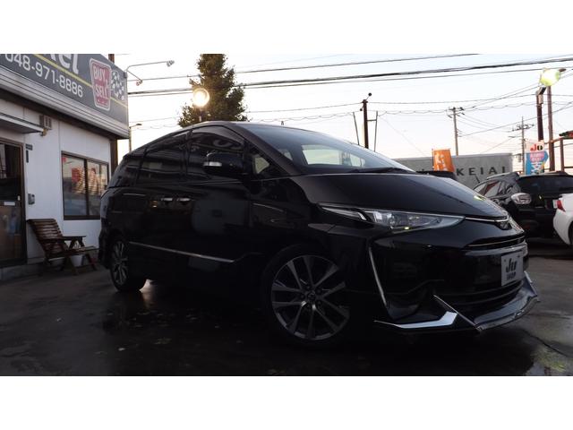 エスティマ アエラス 4WD/ナビ/地デジフルセグ/Bluetooth/HDMI/USB/トヨタセーフティセンス/モデリスタエアロ/スマートキー/クルーズC/両側自動ドア/7人乗り/LEDライト/衝突軽減ブレーキ(4枚目)