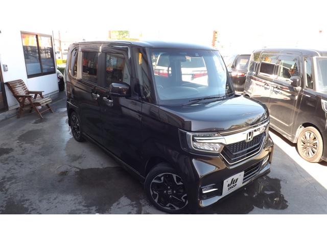 N-BOXカスタム G・EXターボホンダセンシング ナビ地D/Bluetooth/USB/バックカメラ/Hセンシング/両側自動ドア/LEDライト/Hレザー/スーパースライドシート/スマートキー/デジタルインナーミラー/シーケンシャル/オートミラー/禁煙(5枚目)