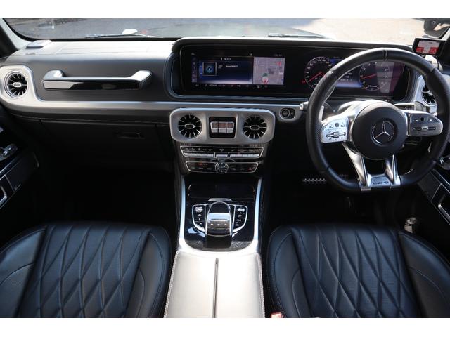 Ｇクラス Ｇ６３　右ハンドル・マグノナイトブラック・ブラックインテリア・ＡＭＧ２２ｉｎｃｈｉアルミホイール・ＤＶＤプレイヤー・カロッツェリアフリップモニター（4枚目）