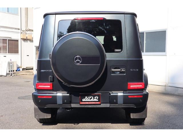 Ｇクラス Ｇ６３　右ハンドル・マグノナイトブラック・ブラックインテリア・ＡＭＧ２２ｉｎｃｈｉアルミホイール・ＤＶＤプレイヤー・カロッツェリアフリップモニター（9枚目）