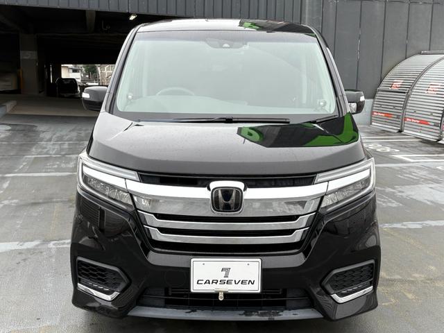 ステップワゴンスパーダ スパーダ　ホンダセンシング　１オーナー　純正メモリナビ　２列目モニター　バックカメラ　フルセグＴＶ　Ｂｌｕｅｔｏｏｔｈ接　ＥＴＣ　前後ドラレコ　スマートキー２個　革調シートカバー　シティブレーキ　レーンキープ　コーナーセンサー（3枚目）
