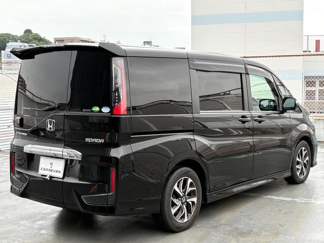 ステップワゴンスパーダ スパーダ　ホンダセンシング　１オーナー　純正メモリナビ　２列目モニター　バックカメラ　フルセグＴＶ　Ｂｌｕｅｔｏｏｔｈ接　ＥＴＣ　前後ドラレコ　スマートキー２個　革調シートカバー　シティブレーキ　レーンキープ　コーナーセンサー（6枚目）