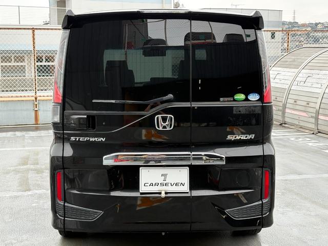 ステップワゴンスパーダ スパーダ　ホンダセンシング　１オーナー　純正メモリナビ　２列目モニター　バックカメラ　フルセグＴＶ　Ｂｌｕｅｔｏｏｔｈ接　ＥＴＣ　前後ドラレコ　スマートキー２個　革調シートカバー　シティブレーキ　レーンキープ　コーナーセンサー（7枚目）