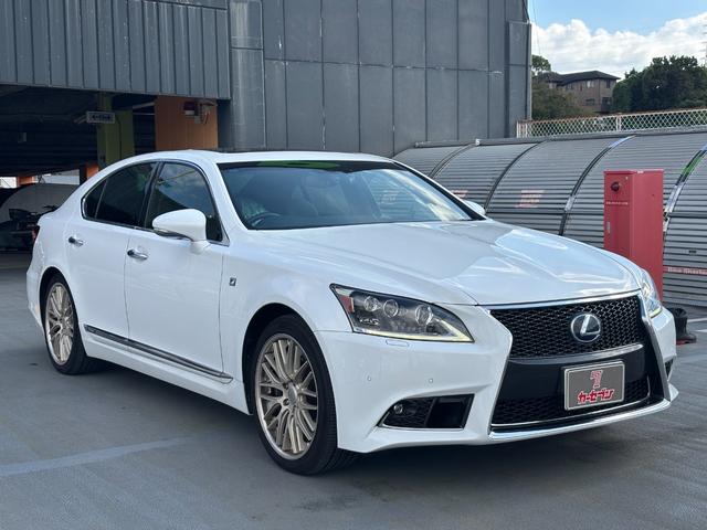 LS LS600h Fスポーツ WORK20AW サンルーフ 本革 電動トランク プレミアムサウンドシステム ドラレコ 純正ナビ TV Rカメラ 前方プリクラッシュセーフティ ディーラー記録簿H30ーR7年 純正AW冬タイヤセット有(4枚目)