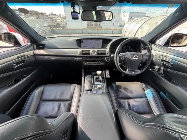 LS LS600h Fスポーツ WORK20AW サンルーフ 本革 電動トランク プレミアムサウンドシステム ドラレコ 純正ナビ TV Rカメラ 前方プリクラッシュセーフティ ディーラー記録簿H30ーR7年 純正AW冬タイヤセット有(19枚目)